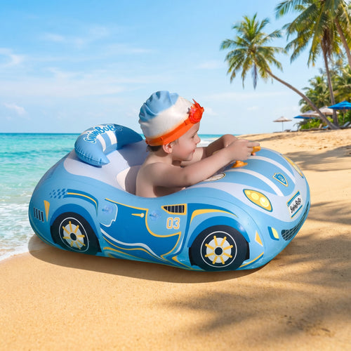 Car Shaped Kids Swim Seat Ring